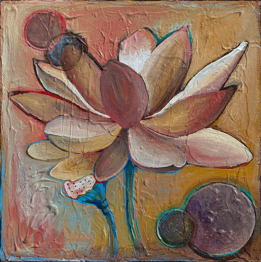 Lotus Painting - Being by Amy Tanathorn