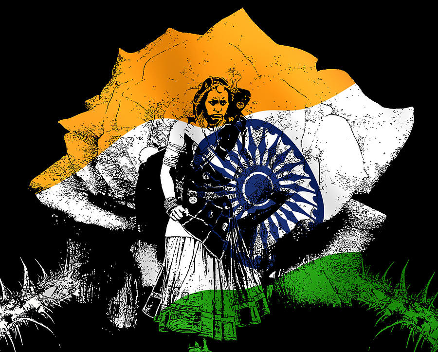Rose Digital Art - Being Woman in India by Bliss Of Art