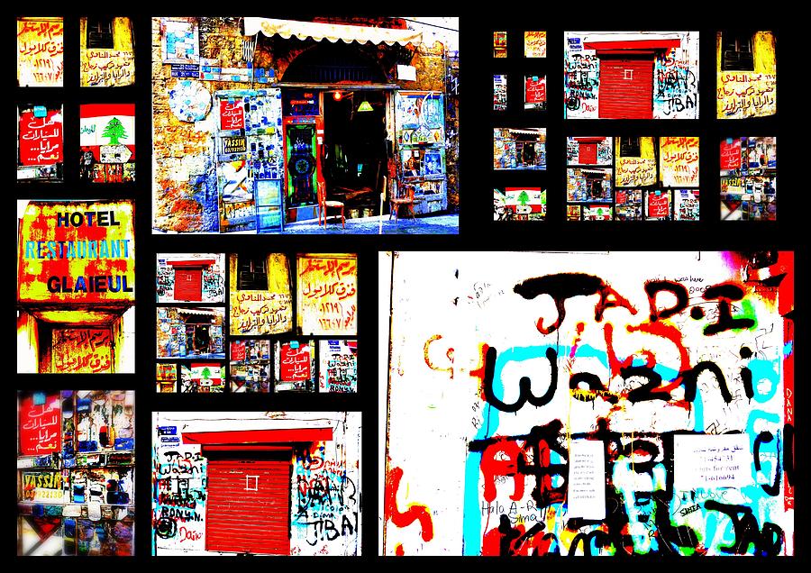 Beirut Colorful Walls  Photograph by Funkpix Photo Hunter