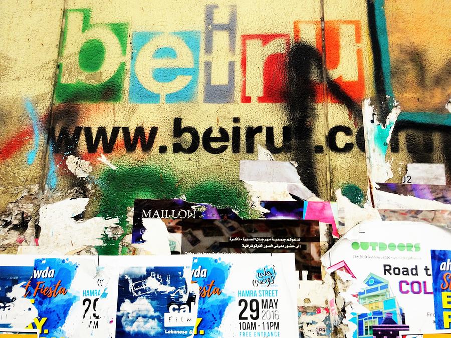 Beirut Sprayed  Photograph by Funkpix Photo Hunter