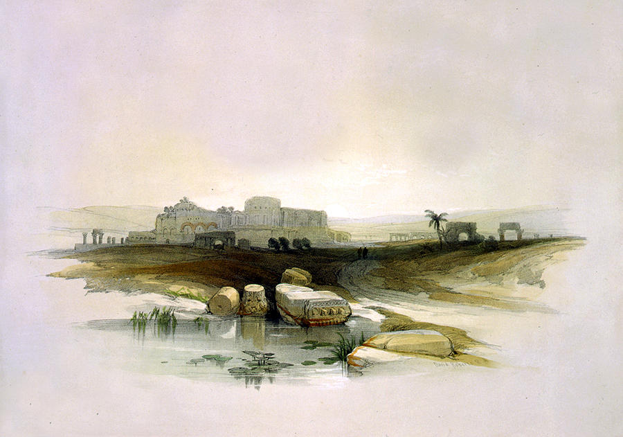 Beit Jebrin 1839 Digital Art by Munir Alawi