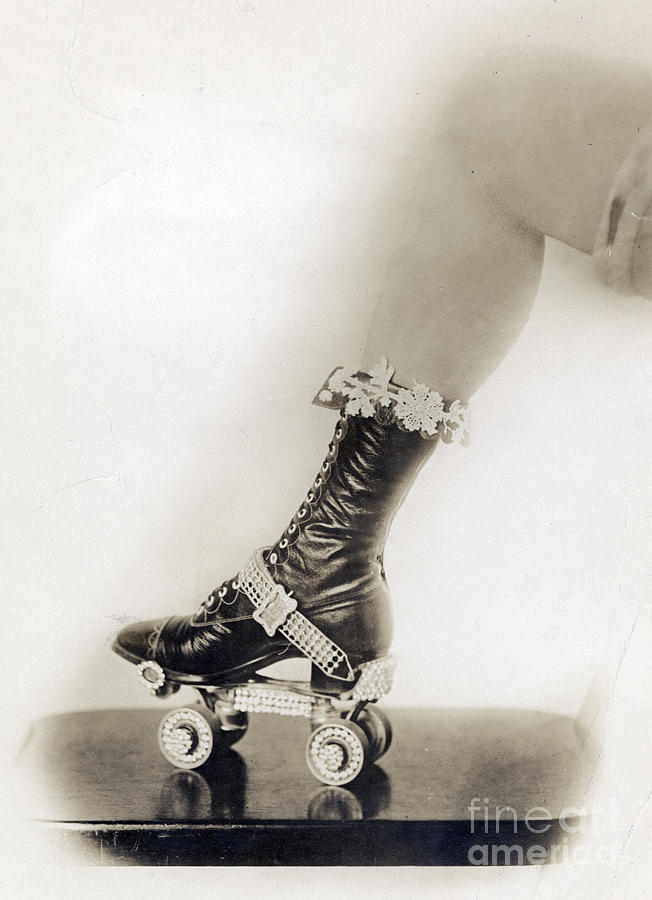 Bejeweled Roller Skate, 1920 Photograph by Science Source