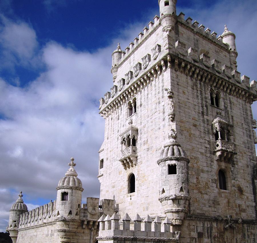 Belem Tower Castle V Lisbon Portugal Photograph by John Shiron