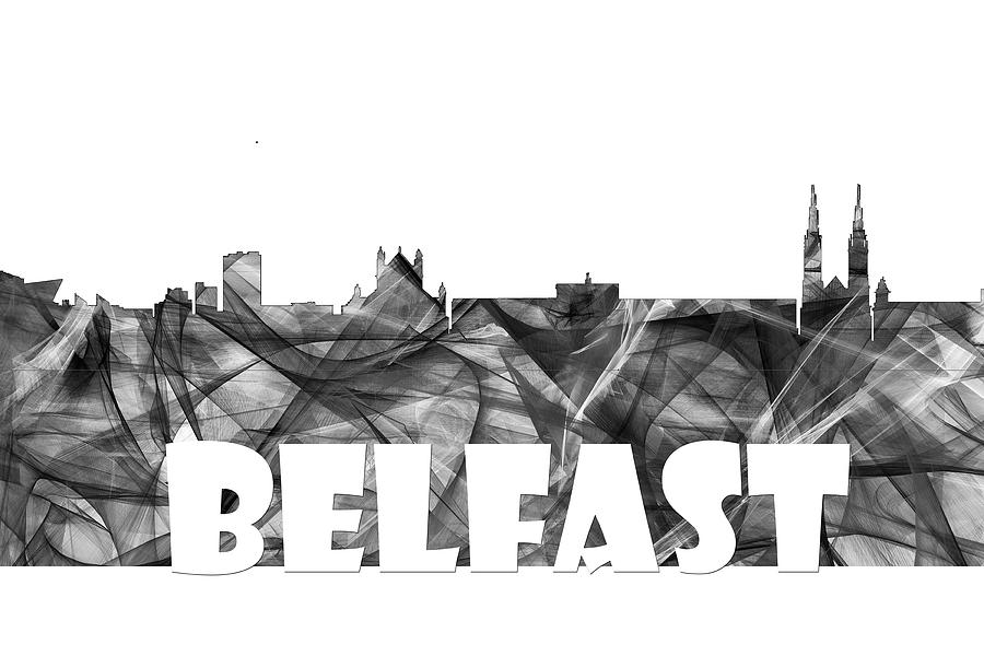 Belfast Ireland Skyline Digital Art by Marlene Watson