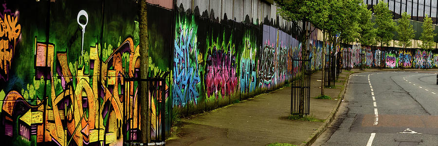 Belfast Photograph - Belfast - Painted Wall - Ireland by Jon Berghoff