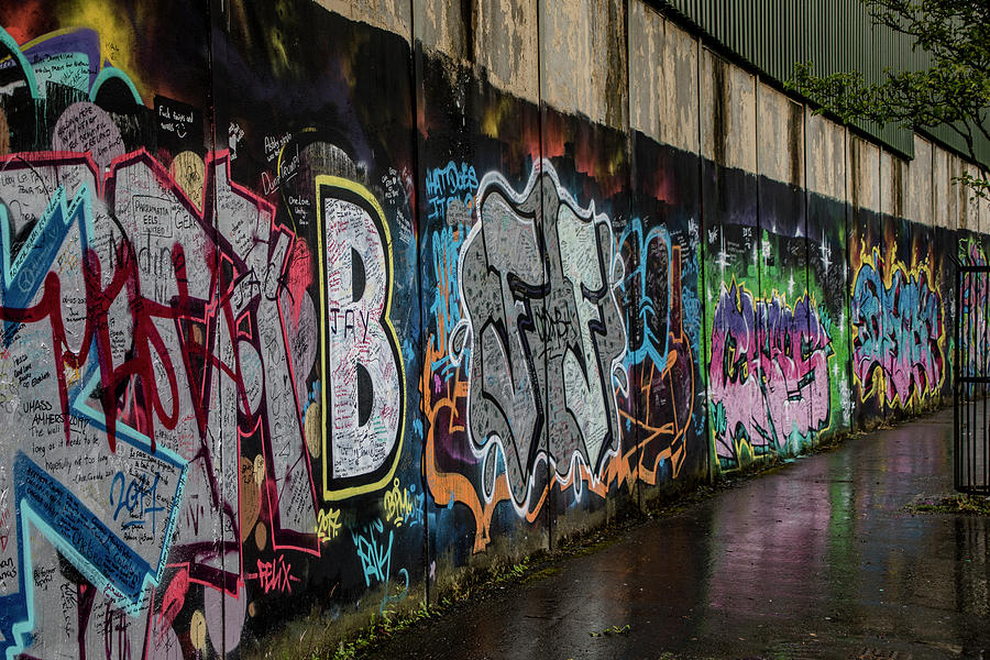 Belfast Peace Wall 2 Photograph by Teresa Wilson