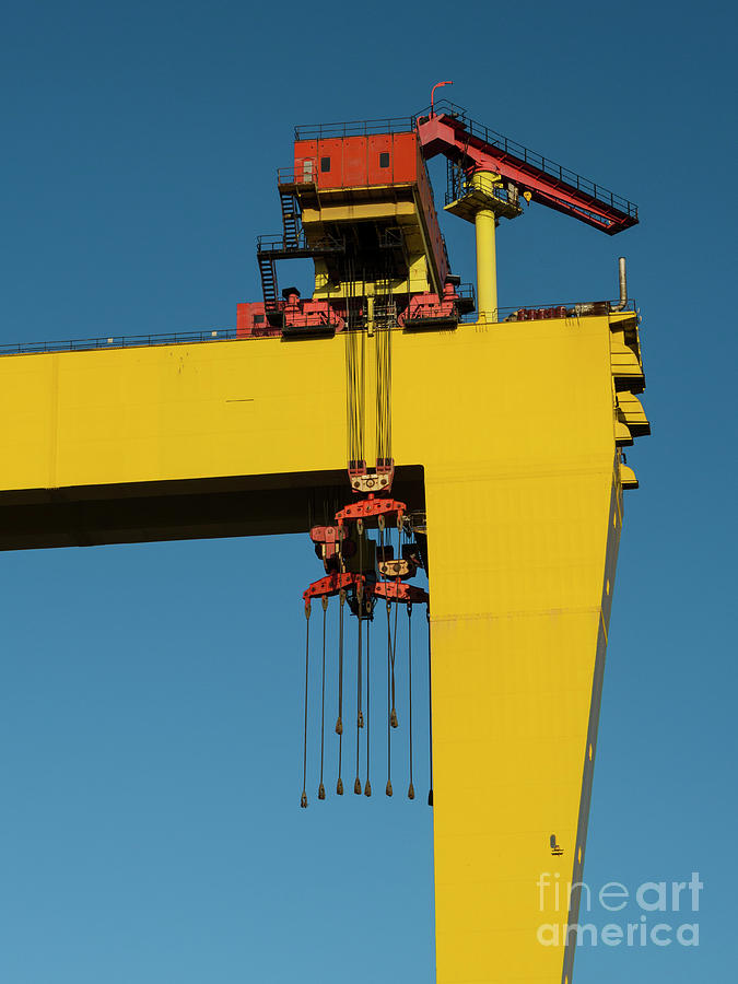 Belfast Shipyard Crane Photograph by Jim Orr
