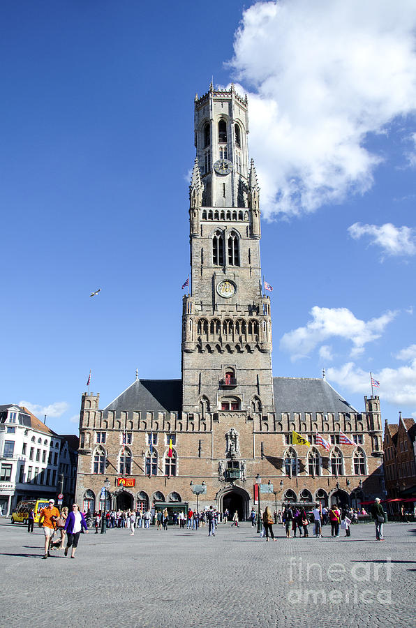 Belfry of Bruges Photograph by Pravine Chester