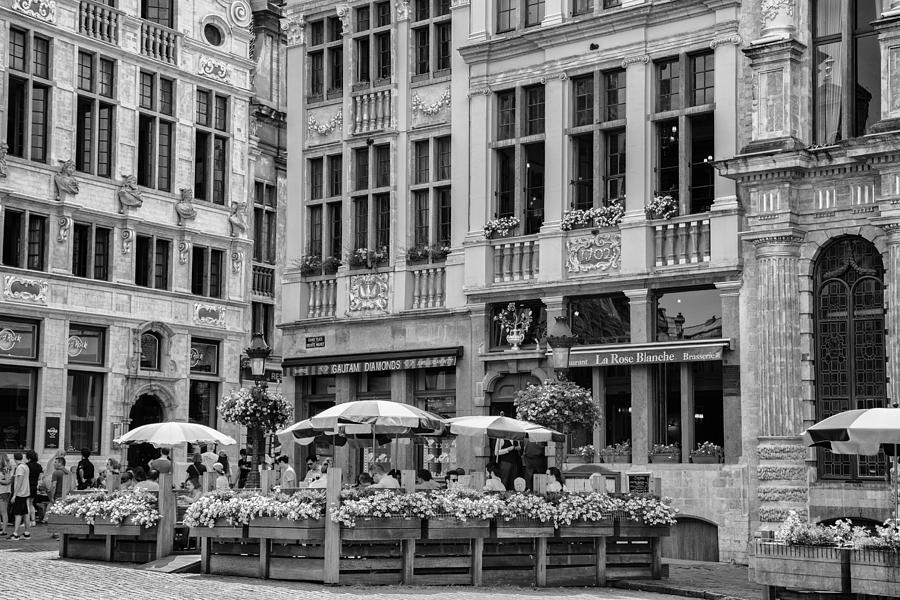 Belgian Lunch in the Square Photograph by Georgia Clare