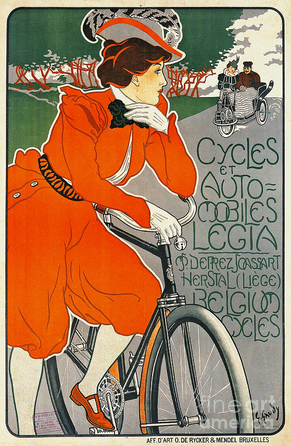 Belgium Vehicle Ad 1898 Photograph by Padre Art