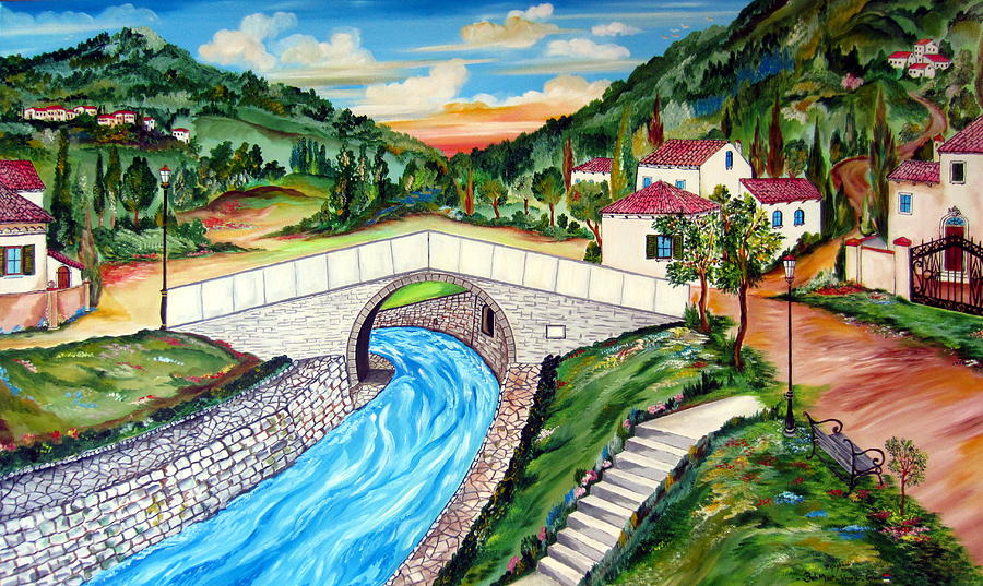 Beli Most Vranje Serbia Painting by Roberto Gagliardi