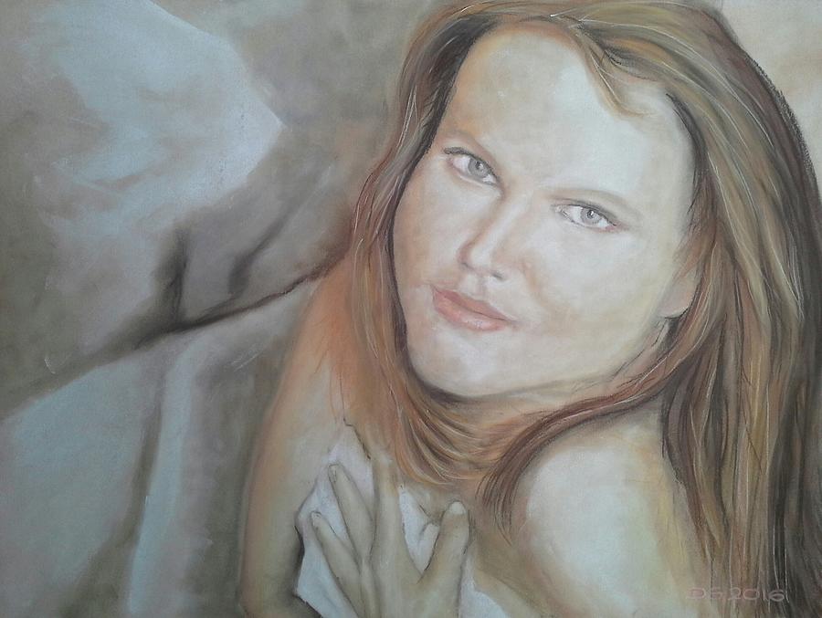 Portrait Pastel - Belinda by Duncan Sawyer