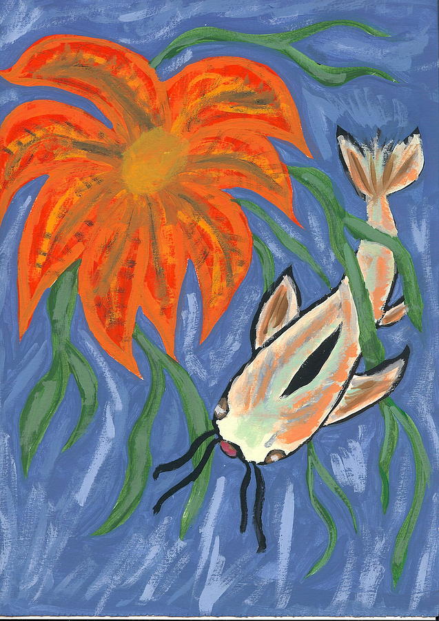 Flower Painting - Belize by Laura Lillo Flower Painting - Belize by Laura Lillo