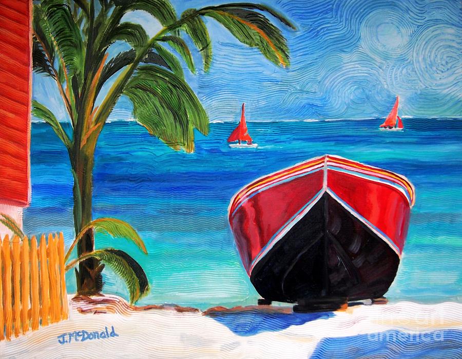 Belizean Dream Painting by Janet McDonald