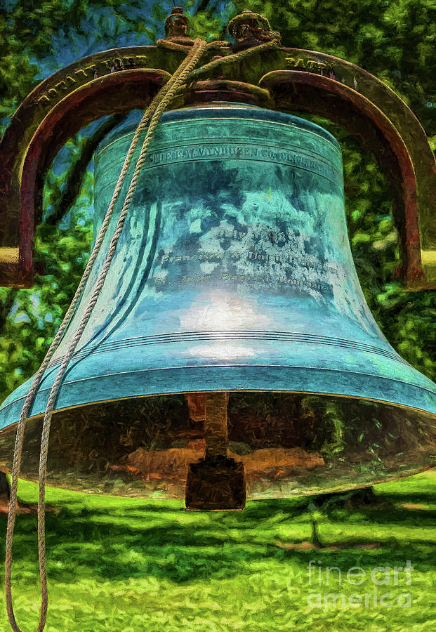 Bell At San Francisco Plantation - Digital Art Photograph by Kathleen K Parker