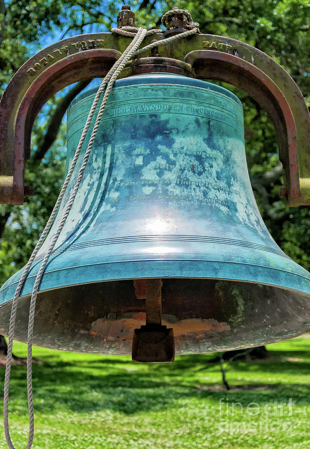 Bell At San Francisco Plantation Louisiana Photograph