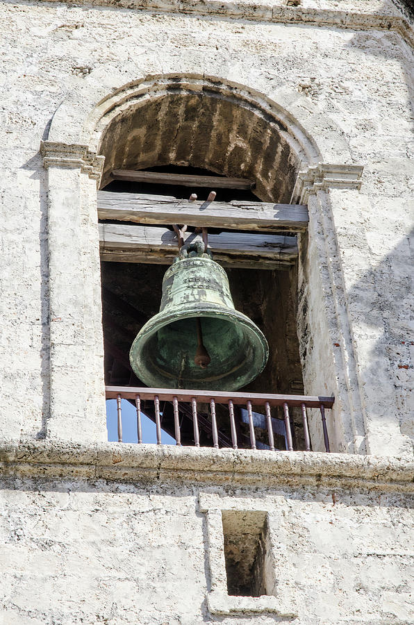 Bell in the Cathedral of Havana San Cristobal Photograph by Rob Huntley