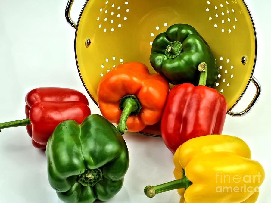 Bell Peppers Photograph by Jimmy Ostgard