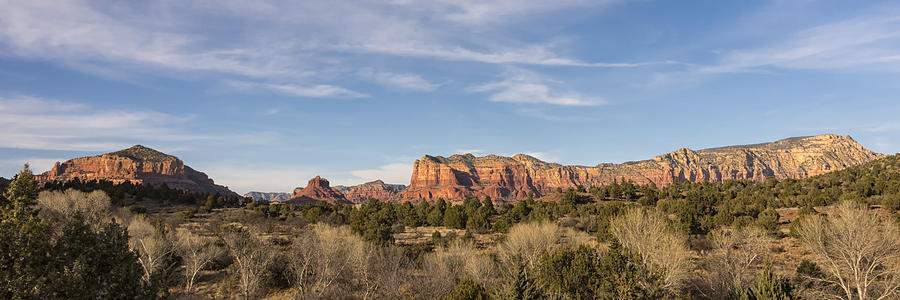 Bell Rock Morning Panorama - Sedona Arizona Photograph by Brian Harig
