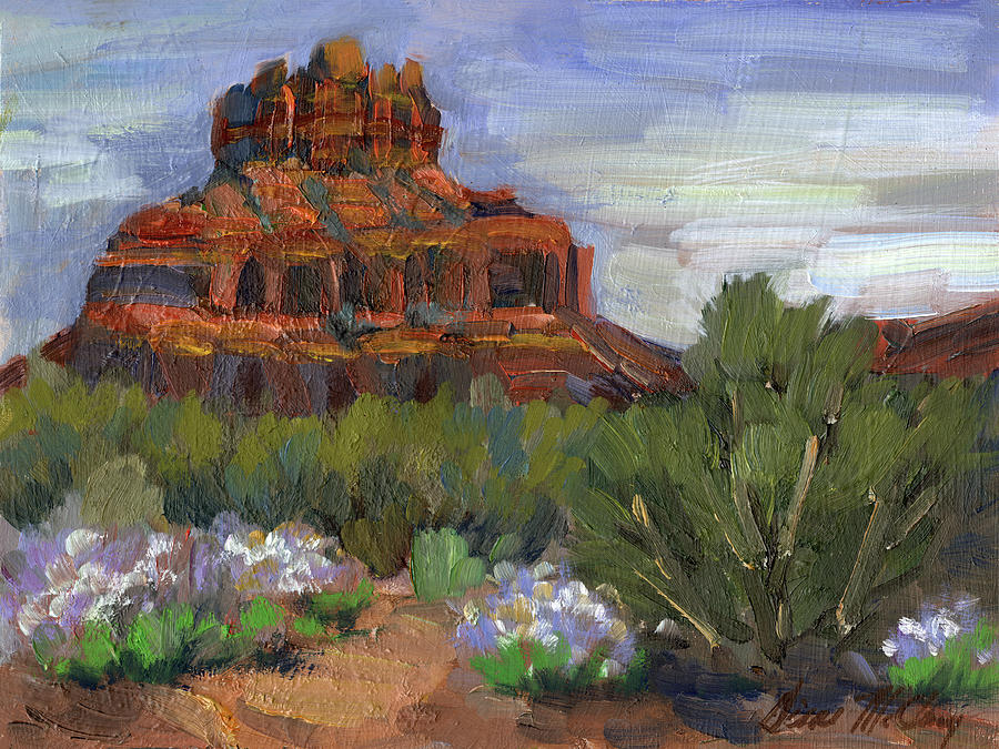 Desert Painting - Bell Rock Sedona by Diane McClary