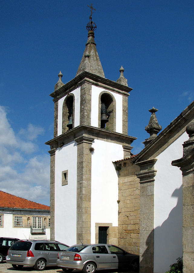 Bell Tower of Santa Maria Church in Vigo Spain Photograph by Carla Parris