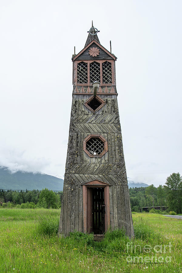 Bell Tower St Pauls Church Kitwanga BC Photograph by David Arment