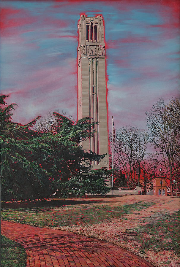 Bell Tower Painting by Tommy Midyette