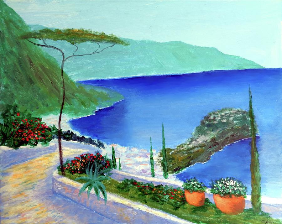 Bella Monaco  Painting by Larry Cirigliano