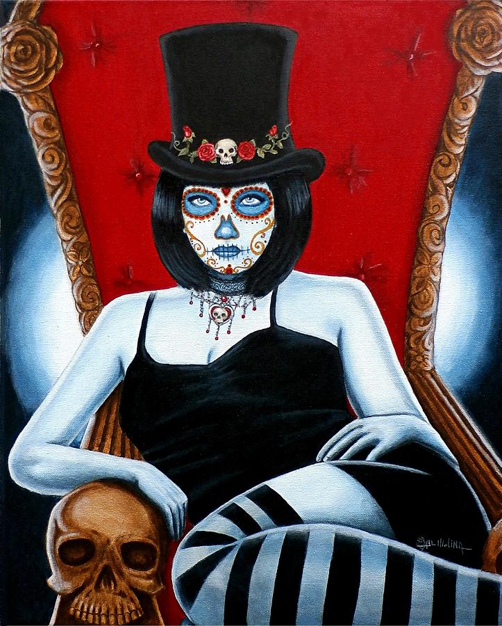 Bella Muerte 2016 Painting by Al  Molina