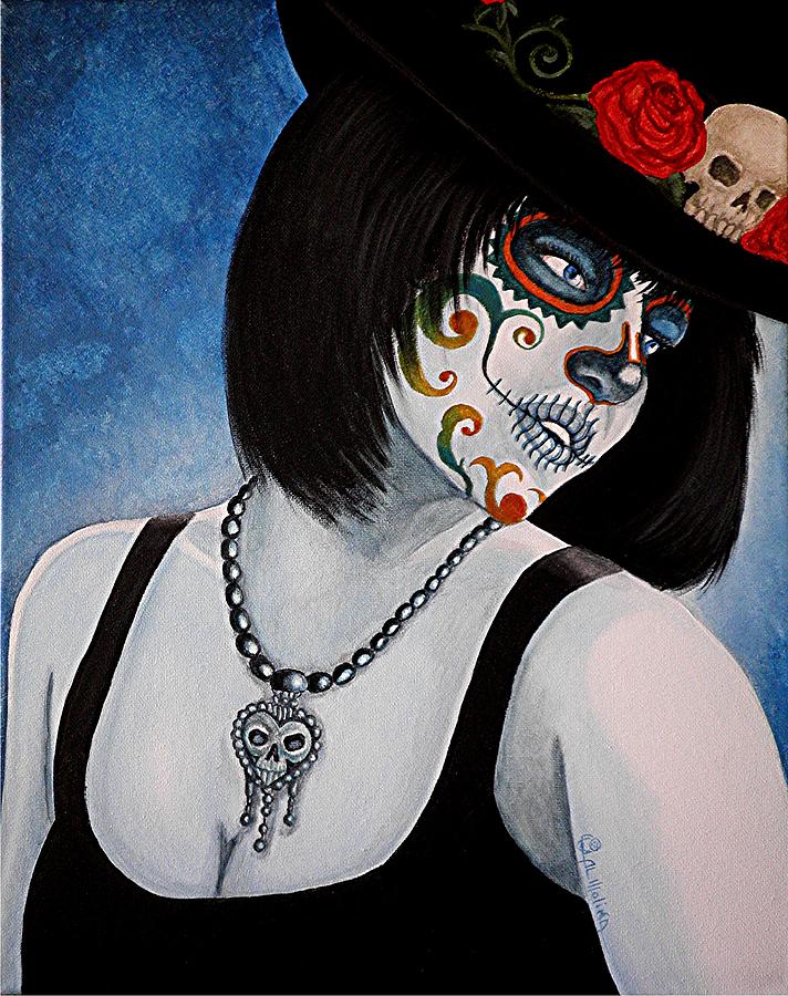 Bella Muerte Returns II Painting by Al  Molina