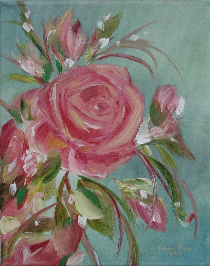Bella Rosa Painting by Judith Rhue
