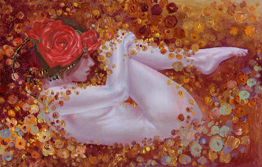 Bella Rose Painting by Ragen Mendenhall