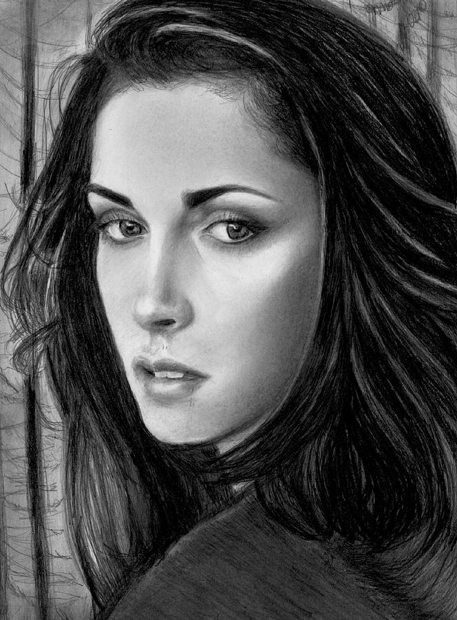 💜 Speed drawing : Kristen Stewart 💜 ( Bella Swan ) - YouTube