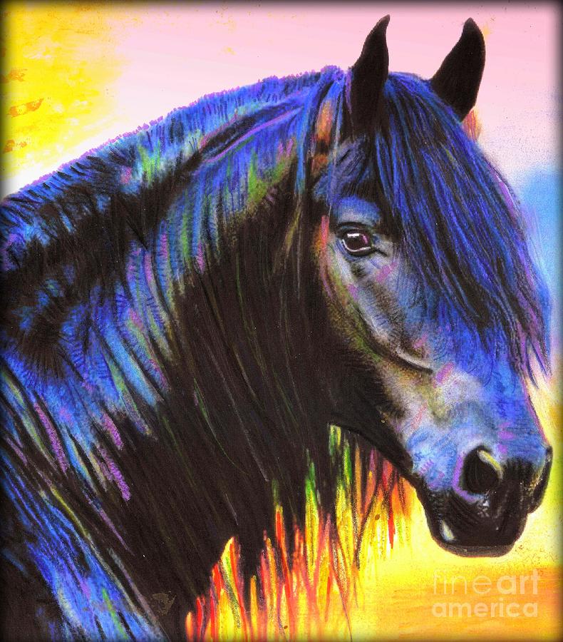 Horse Painting - Bella by Wbk