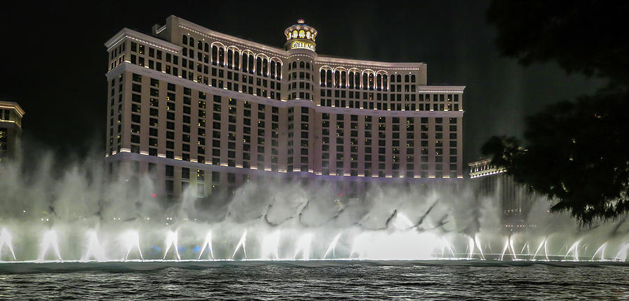 Bellagio Fountains Photograph by Ross Henton