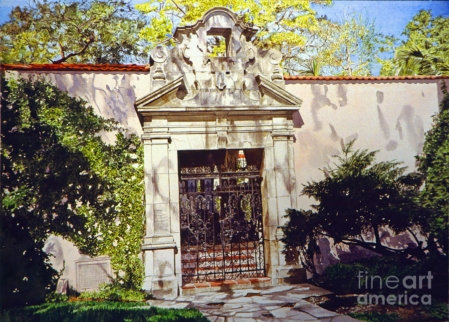 Bellagio Gate Painting by David Lloyd Glover