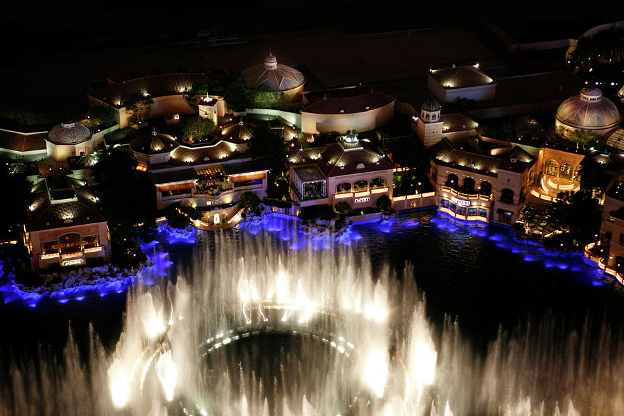 Bellagio Hotel Fountain Photograph
