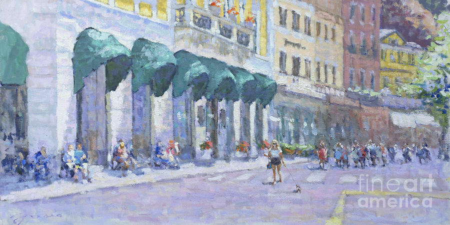 Bellagio on a Summer Day Painting by Jerry Fresia