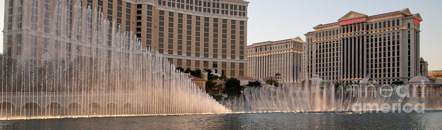 Las Vegas Photograph - Bellagio Panorama by Andy Smy