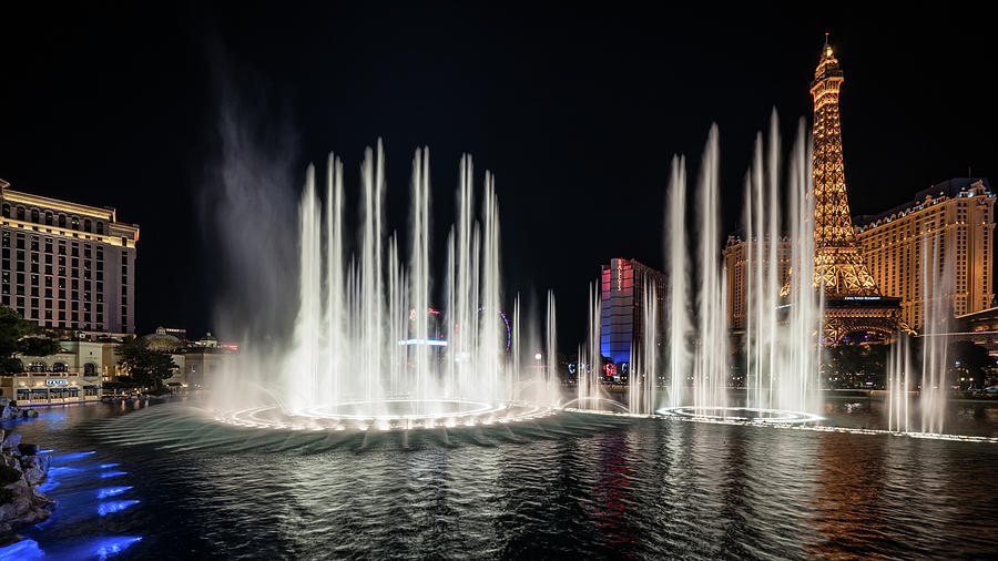 Bellagio Splash Photograph by Framing Places