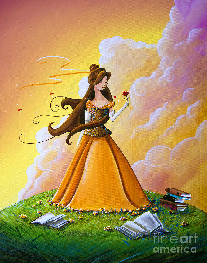 Belle Painting by Cindy Thornton