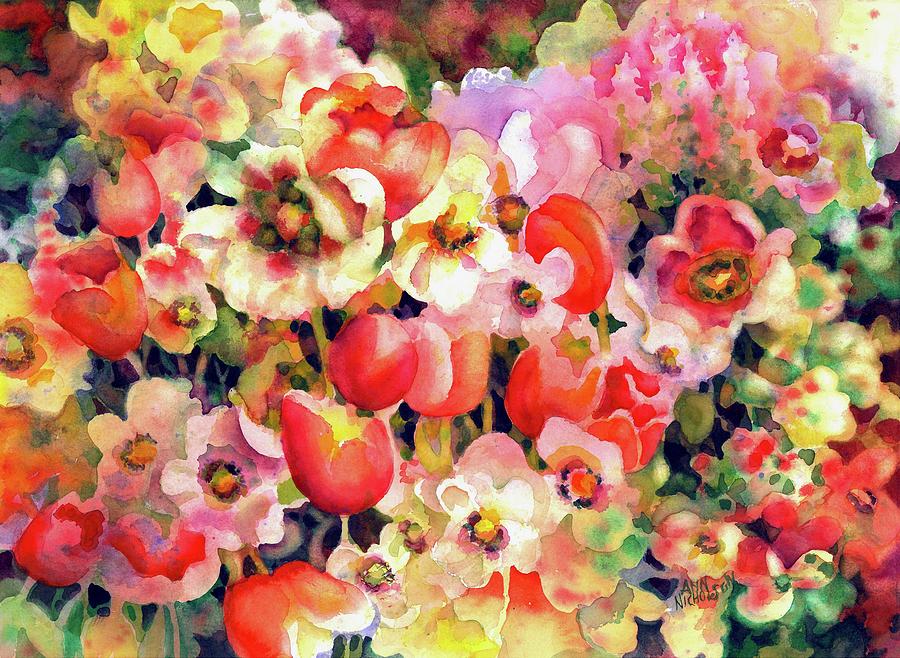Belle Fleurs II Painting by Ann Nicholson