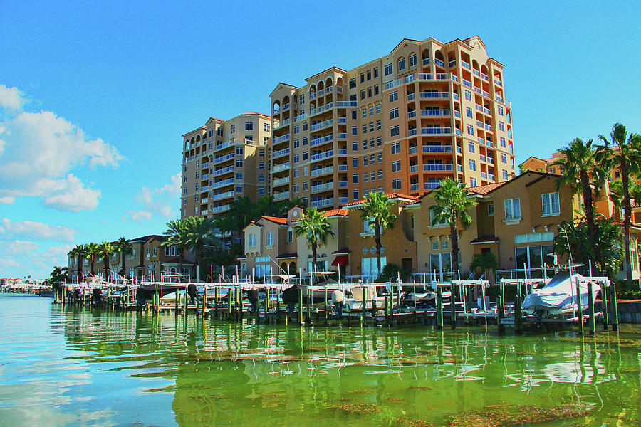 Belle Harbor Condos in Clearwater Florida Photograph by Ola Allen