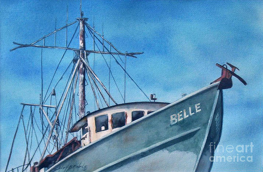 Belle original Painting by Sandy Brindle