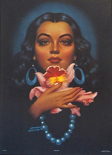 Flowers Still Life Painting - Belleza Mexicana by Armando Dreschler