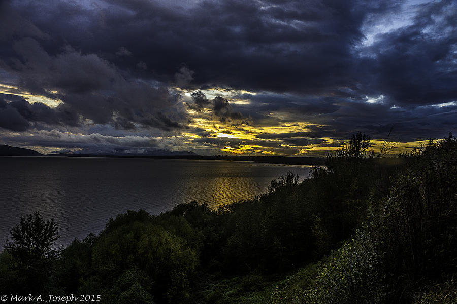 Bellingham Bay Sunset Photograph by Mark Joseph