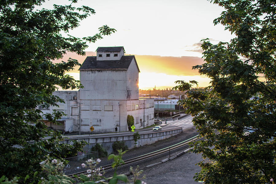 Bellingham Warehouse at Sunset Photograph by Tom Cochran