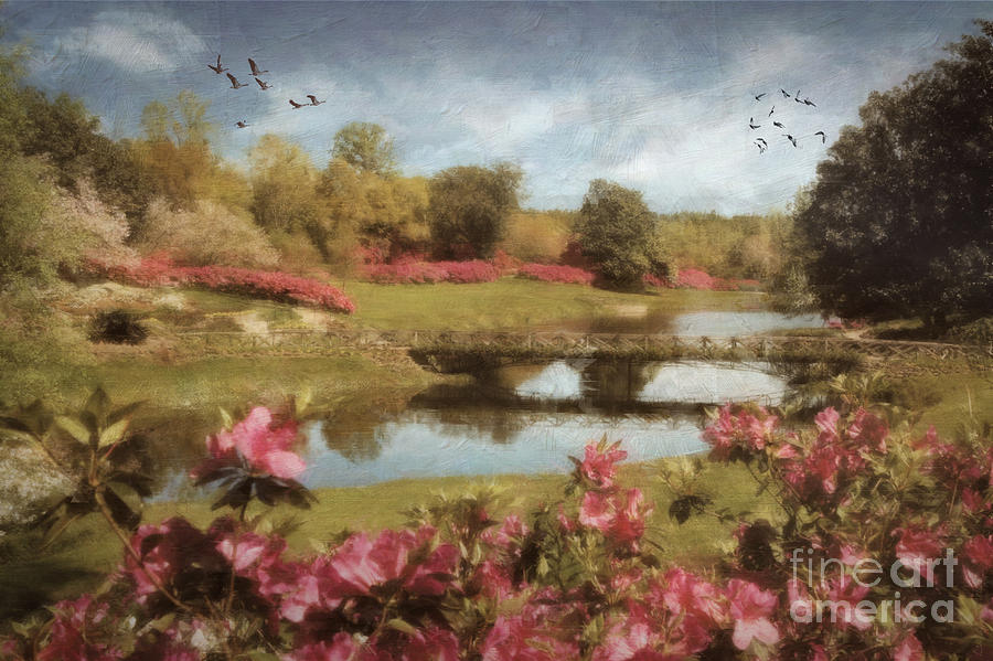 Bellingrath Digital Art - Bellingrath Gardens by Lianne Schneider Bellingrath Digital Art - Bellingrath Gardens by Lianne Schneider