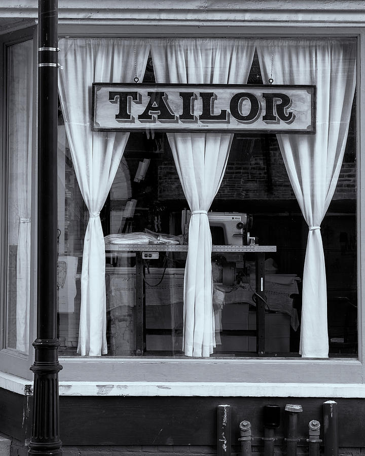Bellows Falls Tailor Photograph by Tom Singleton