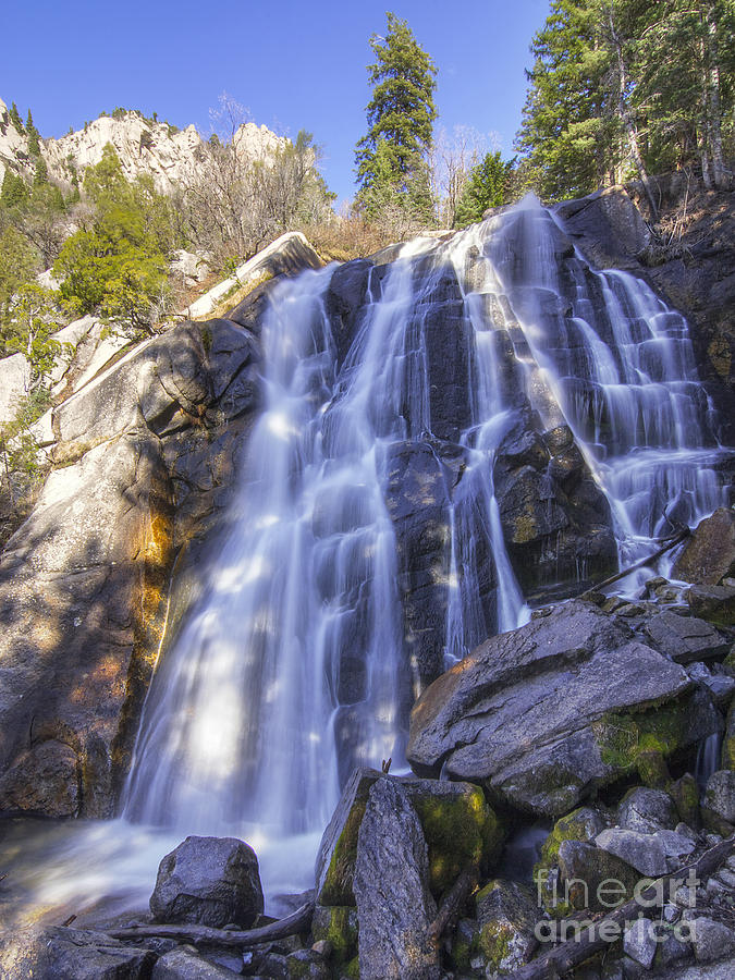 Bells Canyon Waterfall Photograph by Spencer Baugh